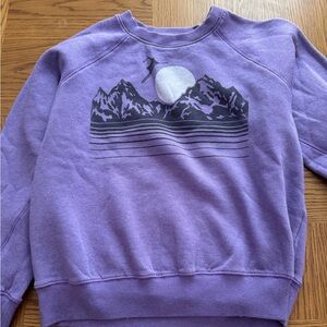 Sundry Lavender Cozy ski Sweatshirt
